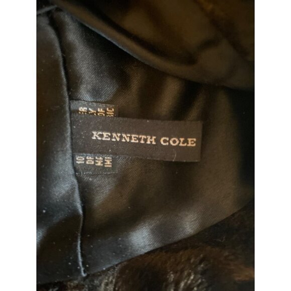 Kenneth Cole Brown Animal Print Velour Bucket Hat Cap One Size - Picture 5 of 6